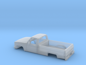 1/62 1982 Chevrolet Silverado Cab and Bed in Clear Ultra Fine Detail Plastic