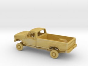 1/87 1980-86  Ford FSeries Single Cab Long Bed Kit in Tan Fine Detail Plastic