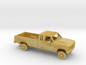 1/87 1980-86 Ford F-Series Ext.Cab LongBed Kit in Tan Fine Detail Plastic
