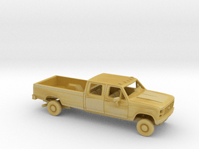 1/160 1980-86 Ford F-Series Crew Cab Long Bed Kit in Tan Fine Detail Plastic
