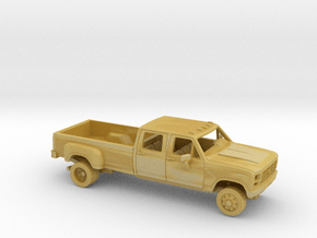 1/87 1980-86 Ford F-Series Crew Cab Dually Kit in Tan Fine Detail Plastic