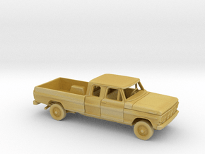 1/87 1967-69 Ford F-Series ExtCab Long Bed Kit in Tan Fine Detail Plastic