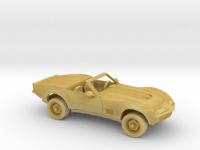 1/87 1969 Chevrolet Corvette Convertible Kit in Tan Fine Detail Plastic