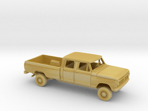 1/160 1973-77 Ford F-Series Crew Cab Long Bed Kit in Tan Fine Detail Plastic