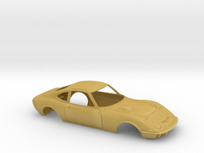 1/16 1968-73 Opel GT Shell in Tan Fine Detail Plastic