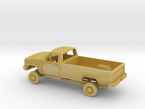 1/160 1987-91 Ford F Series SingleCab Long Bed Kit in Tan Fine Detail Plastic
