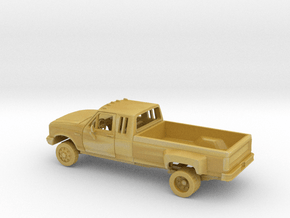 1/87 1987-91 Ford F-Series Ext. Cab Dually Kit in Tan Fine Detail Plastic