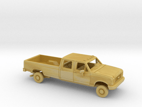 1/87 1987- 91 Ford F-Series CrewCab Long Bed Kit in Tan Fine Detail Plastic