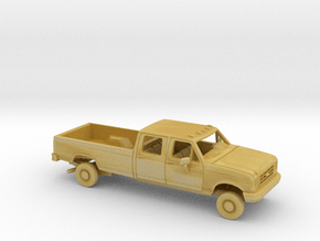 1/160 1987- 91 Ford F-Series CrewCab Long Bed Kit in Tan Fine Detail Plastic
