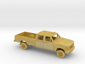 1/160 1992-96 Ford F Series Crew Cab Long Bed Kit in Tan Fine Detail Plastic