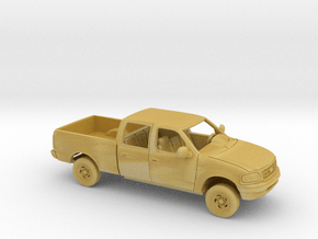 1/87 1997-2004 Ford F Series CrewCab RegBed Kit in Tan Fine Detail Plastic