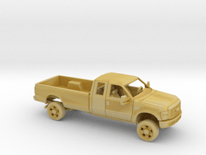 1-87 2007-10 Ford F Series ExtCab Long Bed Kit in Tan Fine Detail Plastic
