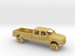 1/160 2007-10 Ford F Series CrewCab Long Bed Kit in Tan Fine Detail Plastic