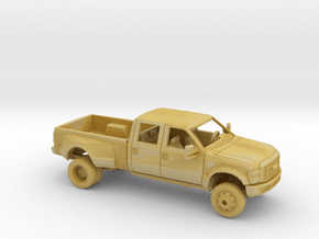 1/87 2007-10 Ford F Series Crew Cab Dually Kit in Tan Fine Detail Plastic