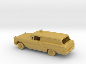 1/160 1958 Chevrolet BelAir Emergency Wagon  in Tan Fine Detail Plastic