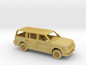 1/160 2011 Ford Flex Kit in Tan Fine Detail Plastic