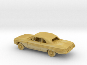 1/87 1961 Chevrolet Impala Closed Convertible Kit in Tan Fine Detail Plastic