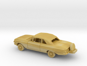 1/87 1961 Chevy Impala Cl. Conv. & Continental Kit in Tan Fine Detail Plastic