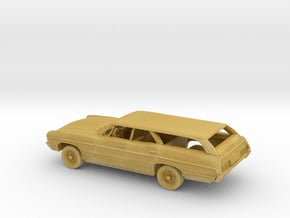 1/87 1967 Chevrolet Impala Woody Station Wagon Kit in Tan Fine Detail Plastic