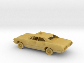 1/87 1967 Chevrolet Impala Police Sedan Kit in Tan Fine Detail Plastic