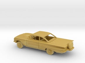 1/87 1960 Chevrolet Impala Coupe w Continental Kit in Tan Fine Detail Plastic