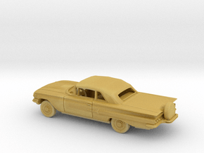 1/160 1960 Chevrolet Impala Cl. Conv. w. Cont. Kit in Tan Fine Detail Plastic
