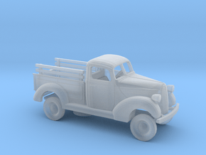 1/87 1939-41 Ford PickUp w. Spare and Stakes Kit in Clear Ultra Fine Detail Plastic