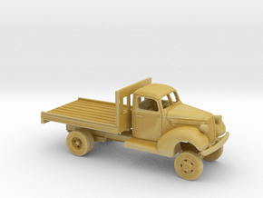 1/87 1939-41 Ford One and a Half Ton FlatBed Kit in Tan Fine Detail Plastic
