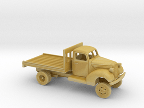 1/160 1939-41 Ford One and a Half Ton FlatBed Kit in Tan Fine Detail Plastic