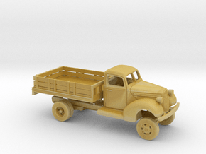 1/87 1939-41 Ford One and a Half Ton Low StakeBed  in Tan Fine Detail Plastic