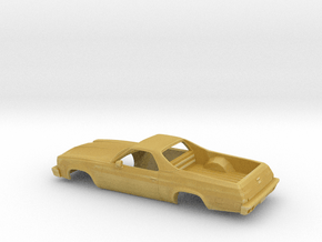 1/64 1974  Chevrolet El Camino Shell in Tan Fine Detail Plastic