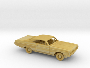 1/160 1970 Plymouth Fury Coupe Kit in Tan Fine Detail Plastic