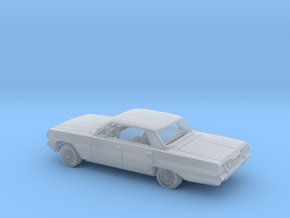 1/64 1963 Chevrolet Impala Sedan Kit in Clear Ultra Fine Detail Plastic
