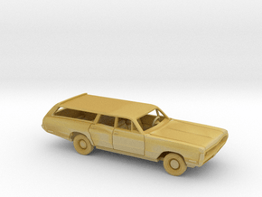 1/87 1970 Plymouth Fury Station Wagon Kit in Tan Fine Detail Plastic