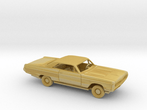 1/160 1970 Plymouth Fury Sport Coupe Kit in Tan Fine Detail Plastic