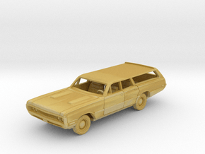 1/160 1970 Plymouth Fury Sport Suburban Wood Trim  in Tan Fine Detail Plastic
