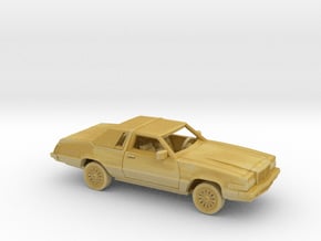 1/160 1980 Ford Thunderbird Kit in Tan Fine Detail Plastic