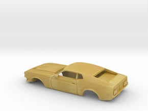 38.1 mm WB 1971-73 Ford Mustang Mach I Shell in Tan Fine Detail Plastic