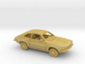 1/160 1972 Ford Pinto Coupe Kit in Tan Fine Detail Plastic