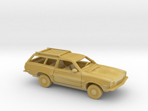 1/87 1972 Ford Pinto Woody Wagon Kit in Tan Fine Detail Plastic