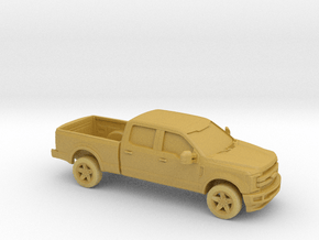 1/64 2017 Ford F 350 Crew Cab Regular Bed Shell in Tan Fine Detail Plastic