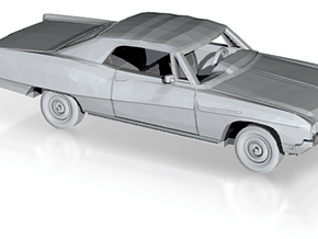 1/87 1968 Buick LeSabre Closed Convertible Kit in Clear Ultra Fine Detail Plastic