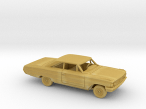 1/87 1964 Ford Galaxie Coupe Kit in Tan Fine Detail Plastic