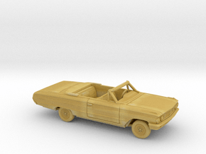 1/160 1964 Ford Galaxie Open Convertible Kit in Tan Fine Detail Plastic