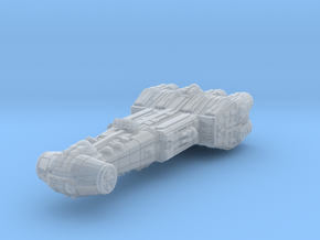 Modified Corvette v2 (guns added) in Clear Ultra Fine Detail Plastic