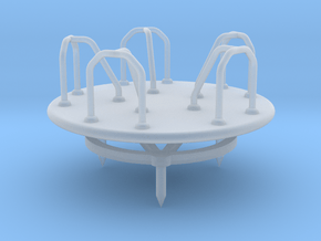 Children's Merry-go-Round, HO Scale (1:87) in Clear Ultra Fine Detail Plastic