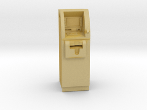 SlimCash 200 ATM, O-scale / Dollhouse 1:48 scale in Tan Fine Detail Plastic