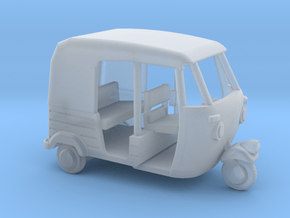 Auto Rickshaw / Tuk Tuk, HO-Scale 1:87 in Clear Ultra Fine Detail Plastic