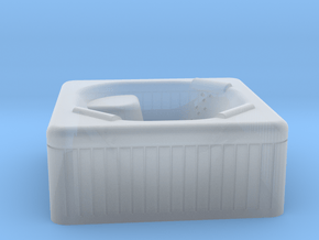 Jacuzzi Outdoor Hot Tub N-scale in Clear Ultra Fine Detail Plastic