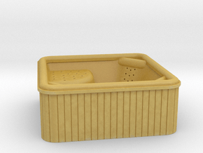 Jacuzzi - Outdoor Hot Tub (1:48 O scale) in Tan Fine Detail Plastic
